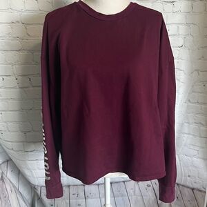 Victoria Sport Burgundy Long Sleeve Top - XL